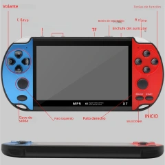 X7 Handheld Game 4.3 Inch HD Large 8G Screen Classic Game Retro Console Built-in 10000 Games Mini Handheld MP5 Video Game,Shenzhen Weihong Technology Co., Ltd.,10000 Games X7 Retro Handheld Game Console with 4.3 Inch LCD Screen 8GB TF Card Built-in MP5 Video Game Classic Game Console