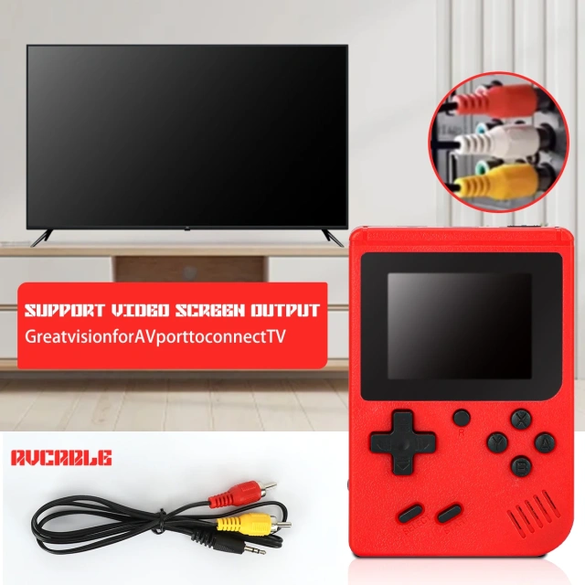 Retro Video Game Console 8-bit 3.0 Inch LCD Screen 400 Games Portable Mini Handheld Kids Game Console,Shenzhen Weihong Technology Co., Ltd.,Classic Retro Video Pocket Games Console Lcd Screen Built-in 400 Handheld Portable Mini Game Player for Boy Christmas Gift