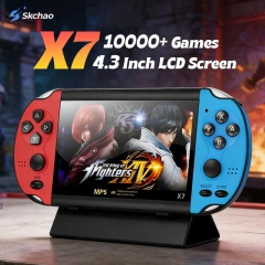X7 Handheld Game 4.3 Inch HD Large 8G Screen Classic Game Retro Console Built-in 10000 Games Mini Handheld MP5 Video Game,Shenzhen Weihong Technology Co., Ltd.,10000 Games X7 Retro Handheld Game Console with 4.3 Inch LCD Screen 8GB TF Card Built-in MP5 Video Game Classic Game Console