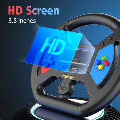 SU-8 Handheld Video Game Console for Steering Wheel Design Support TV Large Screen Output Two Game Player Built in 999 Games,Shenzhen Weihong Technology Co., Ltd.,SU-8 Handheld Video Game Console for Steering Wheel Design Support TV Large Screen Output Two Game Player Built in 999 Games