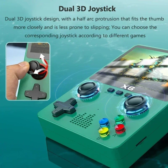 X6 Game Console Retro Video Game Console 3.5/4'' IPS Screen Portable Handheld Game Player 10000+,Shenzhen Weihong Technology Co., Ltd.,NEW X6 Game Console Retro Video Game Console 3.5'' IPS Screen Portable Handheld Game Player Classic Games Children Gifts
