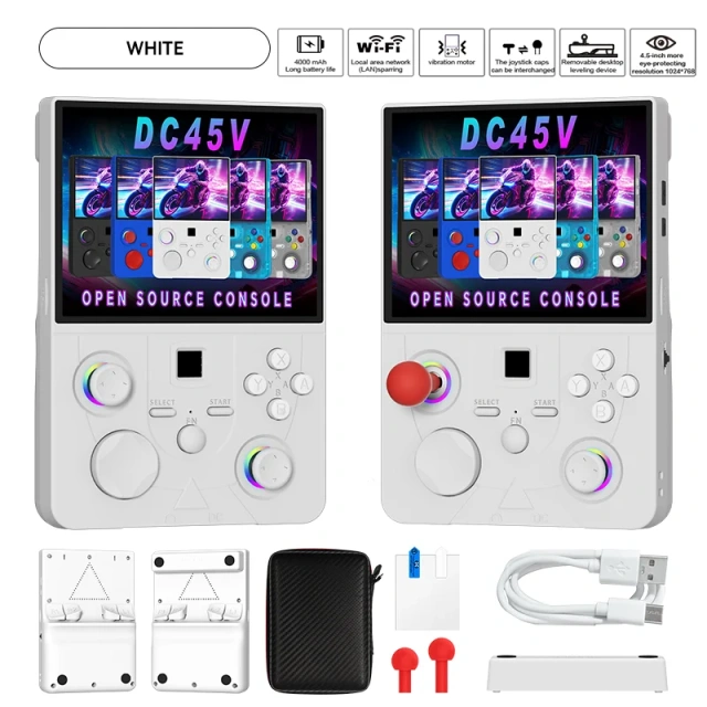 DC45V 4.5 Inch IPS Handheld Game Console RK3326 Open Source Linux Retro Game Player WIFI Vibration Motor 4000mAh 30+ Emulators,Shenzhen Weihong Technology Co., Ltd.,DC45V 4.5 Inch IPS Handheld Game Console RK3326 Open Source Linux Retro Game Player WIFI Vibration Motor 4000mAh 30+ Emulators
