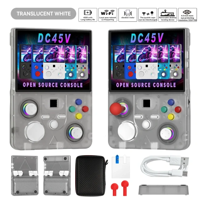 DC45V 4.5 Inch IPS Handheld Game Console RK3326 Open Source Linux Retro Game Player WIFI Vibration Motor 4000mAh 30+ Emulators,Shenzhen Weihong Technology Co., Ltd.,DC45V 4.5 Inch IPS Handheld Game Console RK3326 Open Source Linux Retro Game Player WIFI Vibration Motor 4000mAh 30+ Emulators