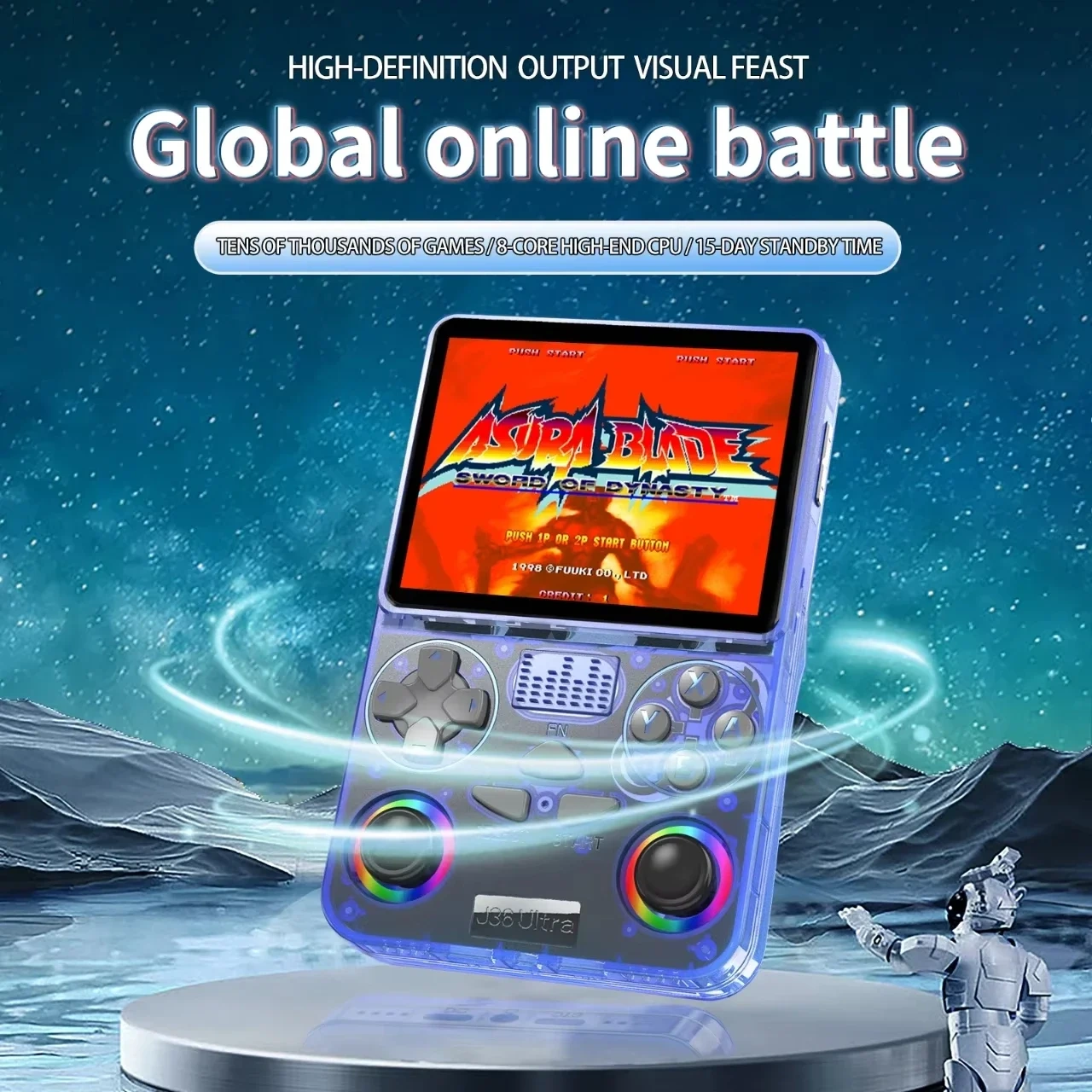 J36 Ultra Handheld Game Console 3.5 Inch Wifi Online Battle Retro Game Player Portable for PSP,Shenzhen Weihong Technology Co., Ltd.,J36 Ultra Handheld Game Console 3.5 Inch Wifi Online Battle Retro Game Player Portable for PSP