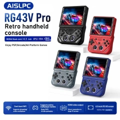 RG43V Pro Handheld Game Console 4.3 Inch IPS Screen EE4.7 Open Source System WIFI Online Battle Portable Retro Game Console,Shenzhen Weihong Technology Co., Ltd.,RG43V Pro Handheld Game Console 4.3 Inch IPS Screen EE4.7 Open Source System WIFI Online Battle Portable Retro Game Console