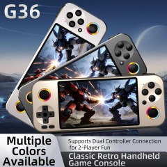G36 landscape-style open-source handheld game console with dual joysticks, new double-player retro arcade handheld game console,Shenzhen Weihong Technology Co., Ltd.,G36 landscape-style open-source handheld game console