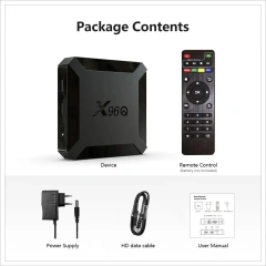 X96Q TV Box Android 10.0 4K Allwinner H313 Quad Core 2.4G Wifi Google Player Youtube Media Player X96 2GB 16GB Smart Set Top Box,Shenzhen Weihong Technology Co., Ltd.,X96Q TV Box Android 10.0 4K Allwinner H313 Quad Core 2.4G Wifi Google Player Youtube Media Player X96 2GB 16GB Smart Set Top Box
