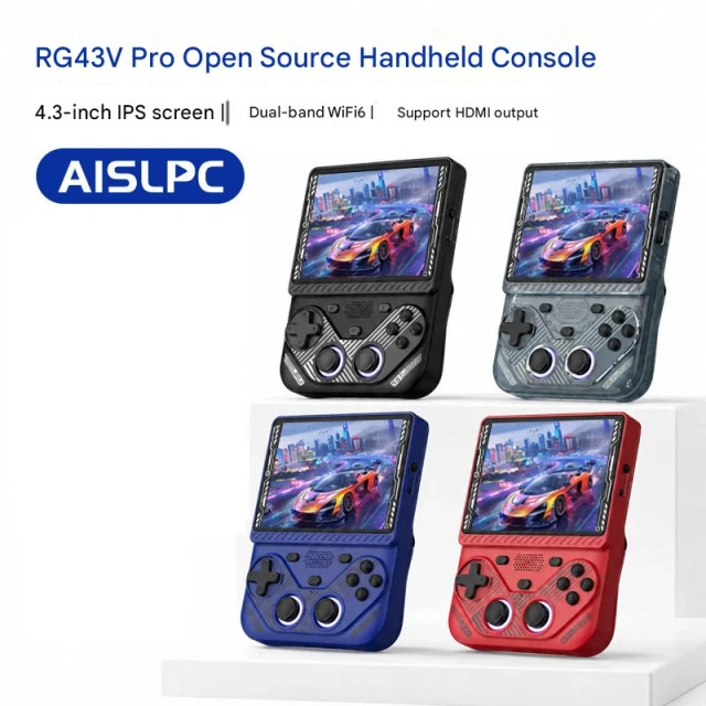 RG43V Pro Handheld Game Console 4.3 Inch IPS Screen EE4.7 Open Source System WIFI Online Battle Portable Retro Game Console,Shenzhen Weihong Technology Co., Ltd.,RG43V Pro Handheld Game Console 4.3 Inch IPS Screen EE4.7 Open Source System WIFI Online Battle Portable Retro Game Console