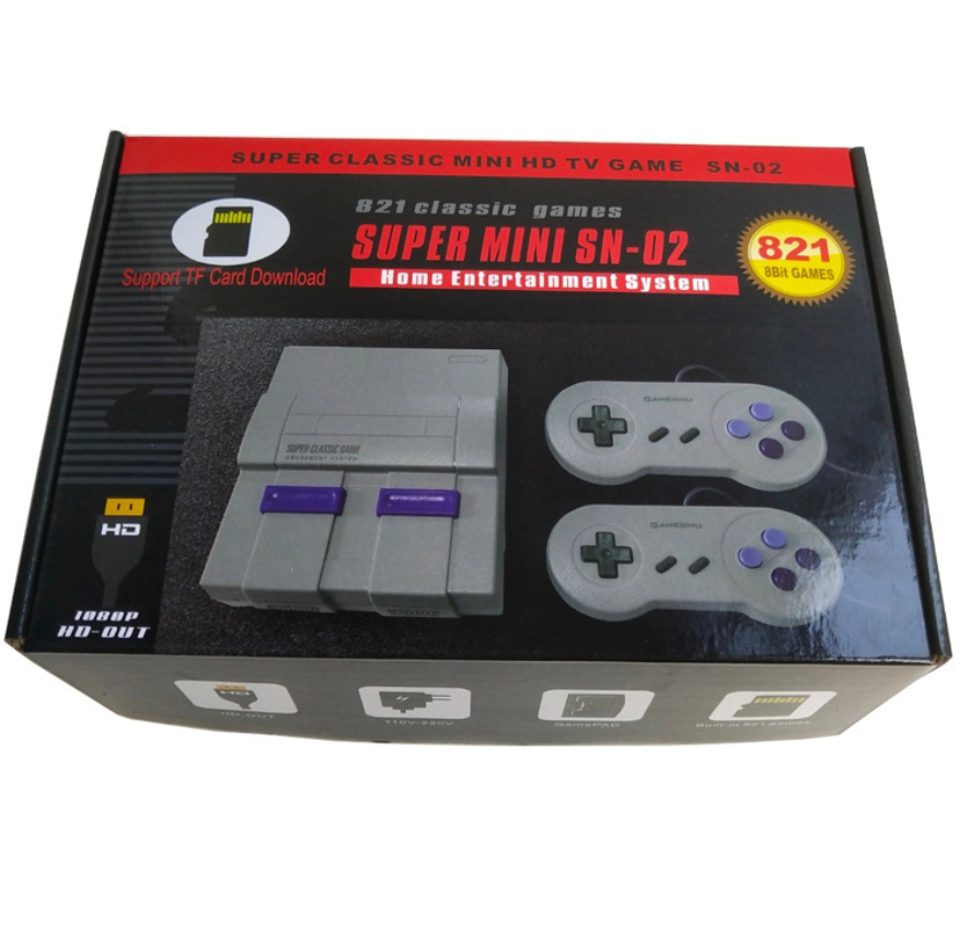 Factory Price 821 HD Game Console Super Mini SNES 8-bit Game Console NWS Classic Edition Built-in 821 Models Two person handle,Shenzhen Weihong Technology Co., Ltd.,Factory Price 821 HD Game Console Super Mini SNES 8-bit Game Console NWS Classic Edition Built-in 821 Models Two person handle
