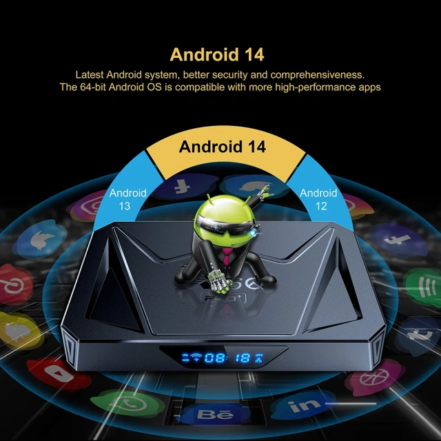 X96Q PRO+ Android 14 Smart TV Box Allwinner H728 Quad Core 8K HD 1000M Wifi6 X96QPRO Plus Set Top Box 4GB 32GB,Shenzhen Weihong Technology Co., Ltd.,X96Q PRO+ Android 14 Smart TV Box