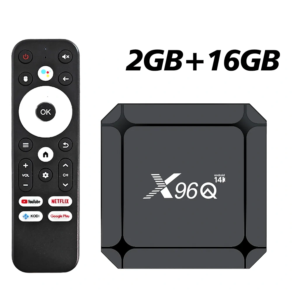X96Q RK3518 Android 14 TV BOX 4K USB3.0 4K WIFI6 Youtube Netflix Streaming Media Player,Shenzhen Weihong Technology Co., Ltd.,Original X96Q RK3518 Android 14 TV BOX