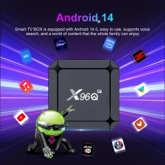 X96Q RK3518 Android 14 TV BOX 4K USB3.0 4K WIFI6 Youtube Netflix Streaming Media Player,Shenzhen Weihong Technology Co., Ltd.,Original X96Q RK3518 Android 14 TV BOX