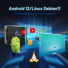 Boîtier TV Android 12 RK3588 avec entrée HD, double LAN, processeur Rockchip 8 cœurs, 4K, 8 Go de RAM, Shenzhen Weihong Technology Co., Ltd.