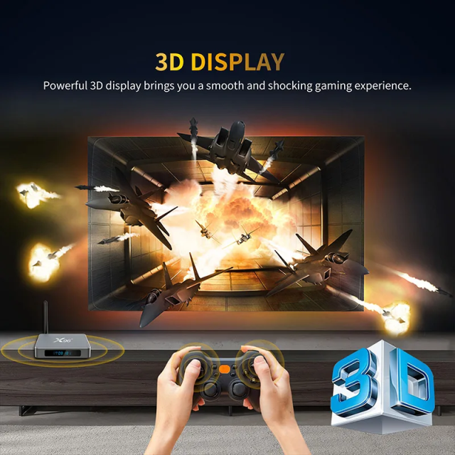 Boîtier TV X96 X9 S922X, décodeur 8K HD H.265, double Wi-Fi avec antenne, compatible 3D, Shenzhen Weihong Technology Co., Ltd., Super TV Box X96 X9 S922X