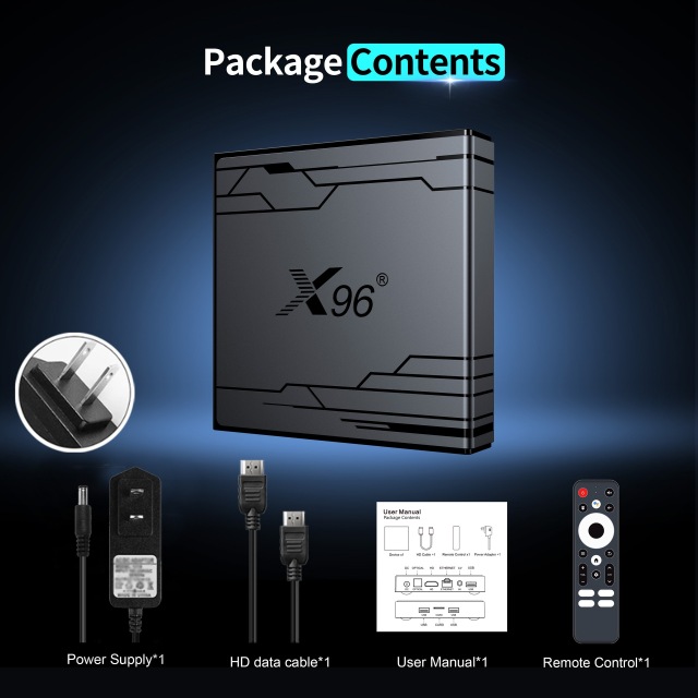 Décodeur réseau X96NEX Jingchen S905Y5 Android 14 BT 5 Wi-Fi 6, Shenzhen Weihong Technology Co., Ltd., Décodeur réseau X96NEX S905Y5