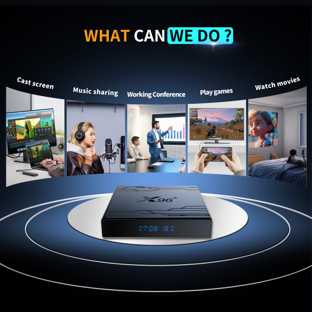 Décodeur réseau X96NEX Jingchen S905Y5 Android 14 BT 5 Wi-Fi 6, Shenzhen Weihong Technology Co., Ltd., Décodeur réseau X96NEX S905Y5