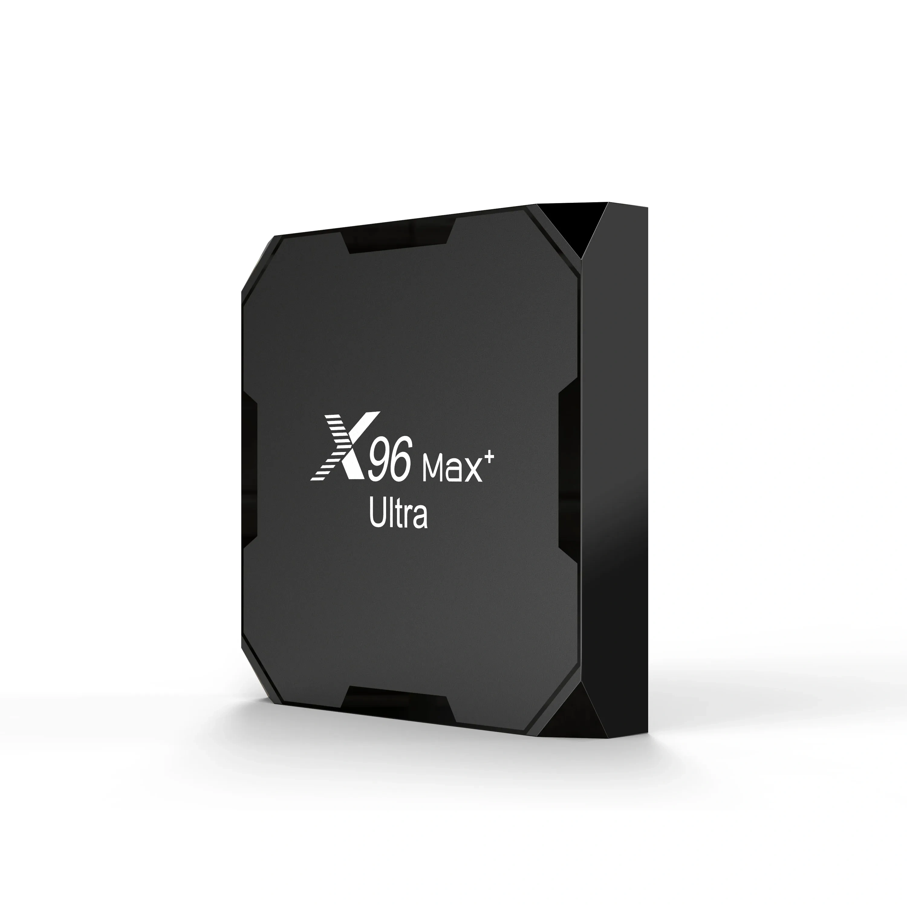 Boîtier TV X96Max Plus Ultra sous Android 11 avec processeur Amlogic S905X4 (4 Go/32 Go ou 4 Go/64 Go), compatible AV1 et 8K, Wi-Fi et Bluetooth. Shenzhen Weihong Technology Co., Ltd.