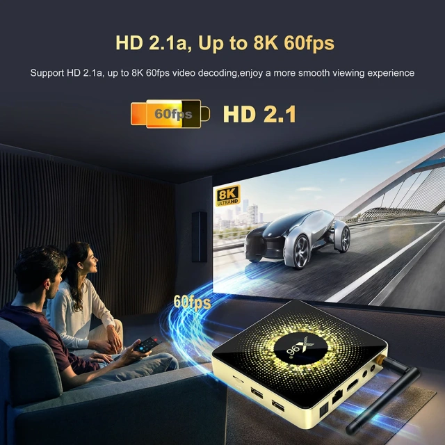 X96 X10 Amlogic S928X TV Box 8GB 64GB Support Dolby 8K USB3.0 Wifi6 BT5.2 1000M LAN Google Voice Set Top Box Media Player X96X10,Shenzhen Weihong Technology Co., Ltd.,X96 X10 Amlogic S928X TV Box