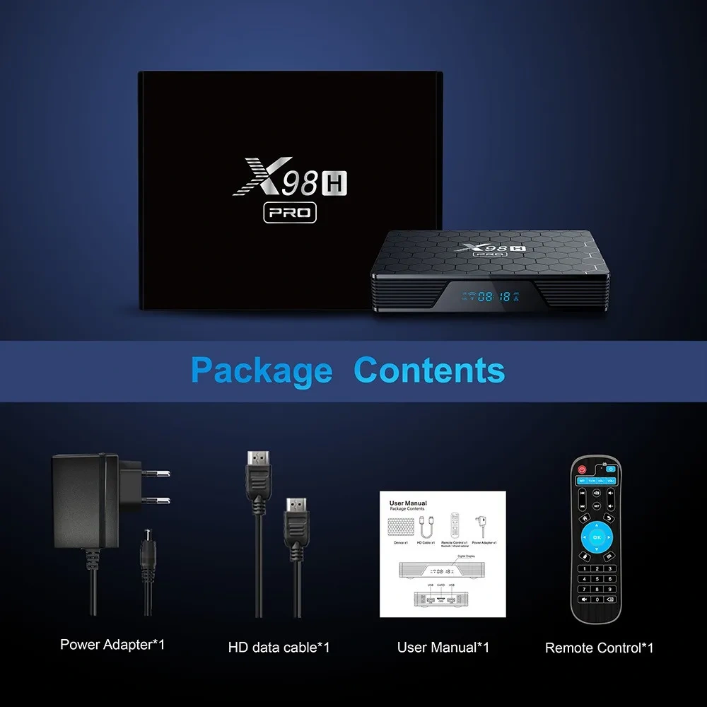 X98H Pro Smart TV Box 6K 2.4&5G WiFi6 BT 1000M LAN Google Voice Assistant Android 12.0 Allwinner H618 TV Box X98HPro Set Top Box,Shenzhen Weihong Technology Co., Ltd.,X98H Pro Smart TV Box  Set Top Box