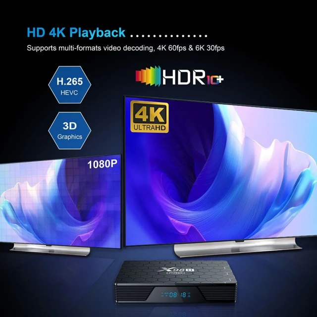 X98H Pro Smart TV Box 6K 2.4&5G WiFi6 BT 1000M LAN Google Voice Assistant Android 12.0 Allwinner H618 TV Box X98HPro Set Top Box,Shenzhen Weihong Technology Co., Ltd.,X98H Pro Smart TV Box  Set Top Box