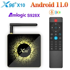 X96 X10 Amlogic S928X TV Box 8GB 64GB Support Dolby 8K USB3.0 Wifi6 BT5.2 1000M LAN Google Voice Set Top Box Media Player X96X10,Shenzhen Weihong Technology Co., Ltd.,X96 X10 Amlogic S928X TV Box