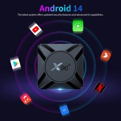 Boîtier TV Android X96M300 compatible 4K HDR10, processeur quadricœur Amlogic S905X5M, 4 Go de RAM et 32 Go de ROM, Shenzhen Weihong Technology Co., Ltd.