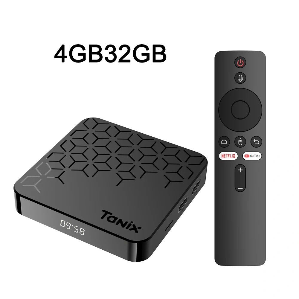 Boîtier TV intelligent Tanix TX7 Android 14, processeur Allwinner H728, 8K HD, Wi-Fi 6, 4G, 32/64 Go, lecteur multimédia, 2 Go ou 16 Go de RAM, HDR10+, Shenzhen Weihong Technology Co., Ltd.