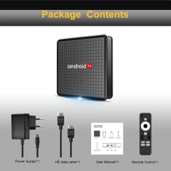 Boîtier TV X5 Android 10.0 2 Go 16 Go Allwinner H313 4K BT V5.0 Wifi6 1080p, Shenzhen Weihong Technology Co., Ltd.