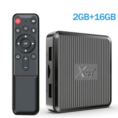 Boîtier TV X98Q Android 11 Amlogic S905W2 2 Go 16 Go / 1 Go 8 Go AV1 3D Wi-Fi 2,4 GHz 5 GHz 4K HDR Lecteur multimédia intelligent pour la maison, Shenzhen Weihong Technology Co., Ltd.
