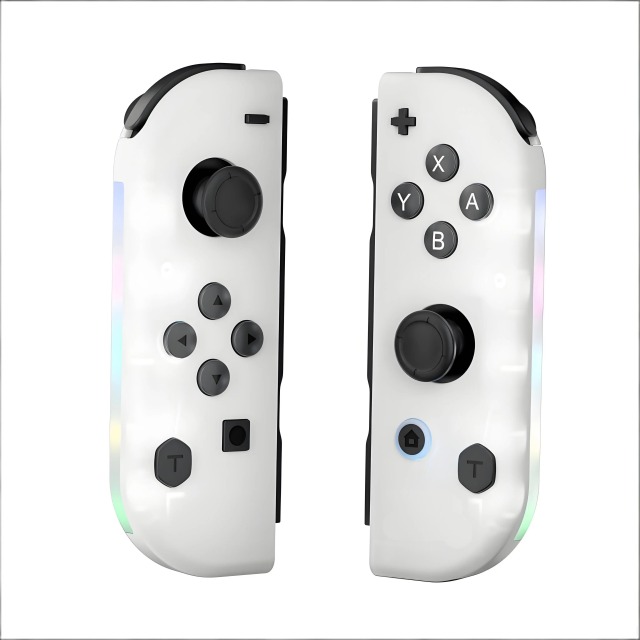 Manette de jeu Joy 02 RGB LED 5.2 BT Switch L/R pour Nintendo Switch/Lite/Console OLED avec double vibration pour PC, Shenzhen Weihong Technology Co., Ltd., Manette de jeu Joy 02 RGB LED 5.2 BT Switch L/R pour Nintendo Switch/Lite/Console OLED avec double vibration pour PC