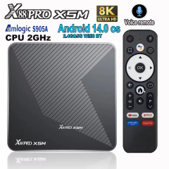 X88 PRO X5M TV BOX 2.4G /5G dual-band Wifi Mali-G310 Android 14.0 4K Dc 5V/2A Voice Mediaplayer Set top box,Shenzhen Weihong Technology Co., Ltd.,X88 PRO X5M TV BOX Set top box