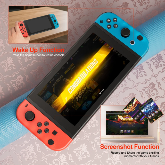 Manette de jeu Joy 02 RGB LED 5.2 BT Switch L/R pour Nintendo Switch/Lite/Console OLED avec double vibration pour PC, Shenzhen Weihong Technology Co., Ltd., Manette de jeu Joy 02 RGB LED 5.2 BT Switch L/R pour Nintendo Switch/Lite/Console OLED avec double vibration pour PC