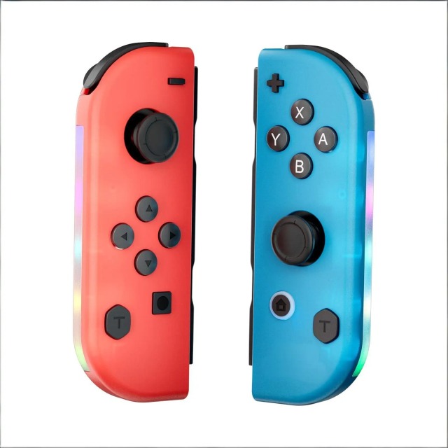 Manette de jeu Joy 02 RGB LED 5.2 BT Switch L/R pour Nintendo Switch/Lite/Console OLED avec double vibration pour PC, Shenzhen Weihong Technology Co., Ltd., Manette de jeu Joy 02 RGB LED 5.2 BT Switch L/R pour Nintendo Switch/Lite/Console OLED avec double vibration pour PC