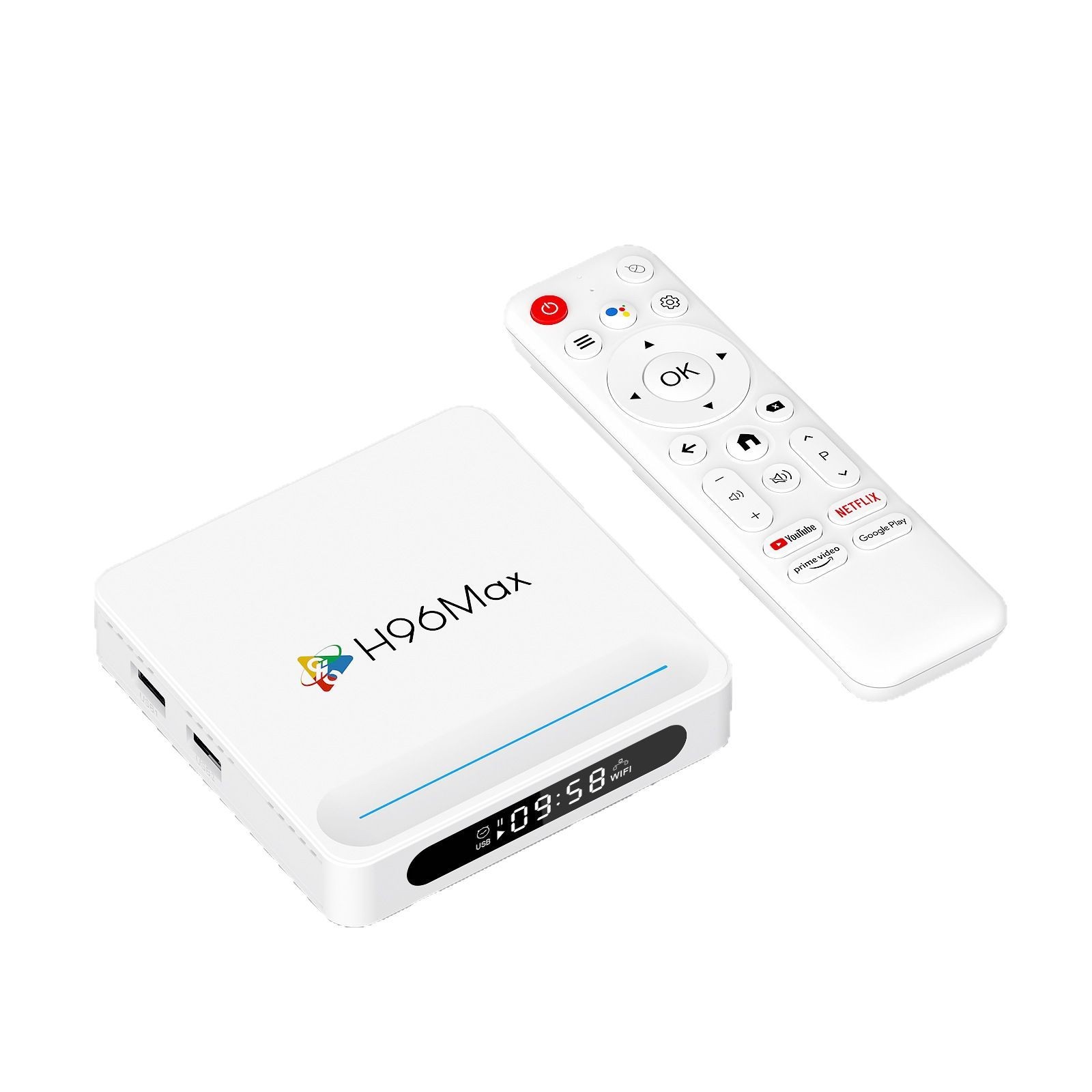 Boîtier TV H96Max H618 Plus 8K Android 14 Quad Core WiFi 2,4/5 GHz, Shenzhen Weihong Technology Co., Ltd.