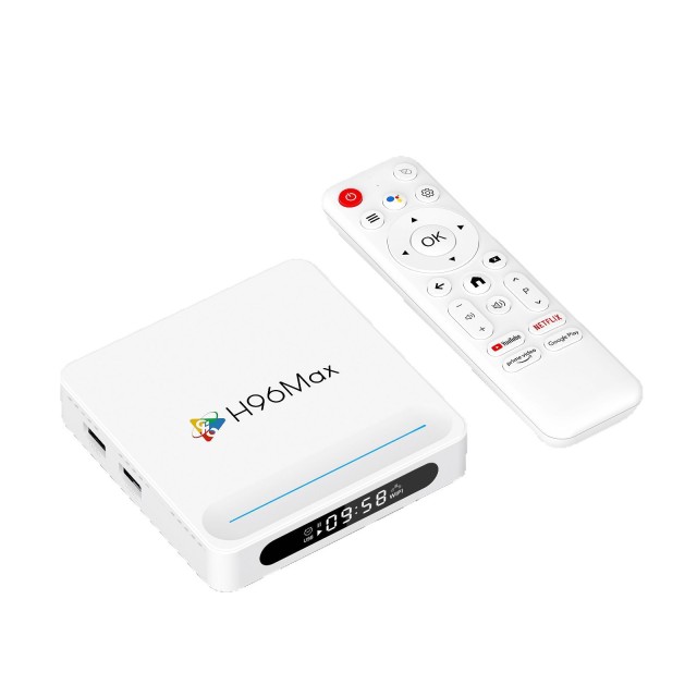Boîtier TV H96Max H618 Plus 8K Android 14 Quad Core WiFi 2,4/5 GHz, Shenzhen Weihong Technology Co., Ltd.