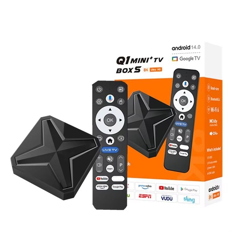 Boîtier TV Q1 Mini Plus 4K Android 14 ATV RK3518 2 Go de RAM 16 Go de ROM Double Wi-Fi BT Smart Fire TV Stick, Shenzhen Weihong Technology Co., Ltd., Boîtier TV Q1 Mini Plus 4K Android 14 ATV RK3518 2 Go de RAM 16 Go de ROM Double Wi-Fi BT Smart Fire TV Stick