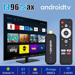 Clé TV mini H96 Max L34k Amlogic S905L Android 14, Shenzhen Weihong Technology Co., Ltd., Clé TV mini H96 Max L34k Amlogic S905L Android 14