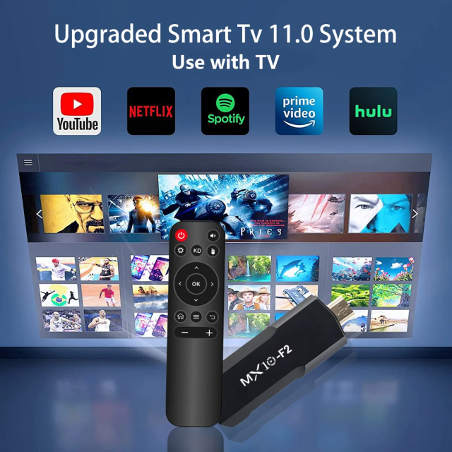 Clé TV MX10 F2 Allwinner RK3228ATV avec processeur graphique ARM Mali-400 MP2, Wi-Fi 2,4 GHz/5 GHz et Bluetooth 4.0, Shenzhen Weihong Technology Co., Ltd., Clé TV MX10 F2 Allwinner RK3228ATV avec processeur graphique ARM Mali-400 MP2, Wi-Fi 2,4 GHz/5 GHz et Bluetooth 4.0
