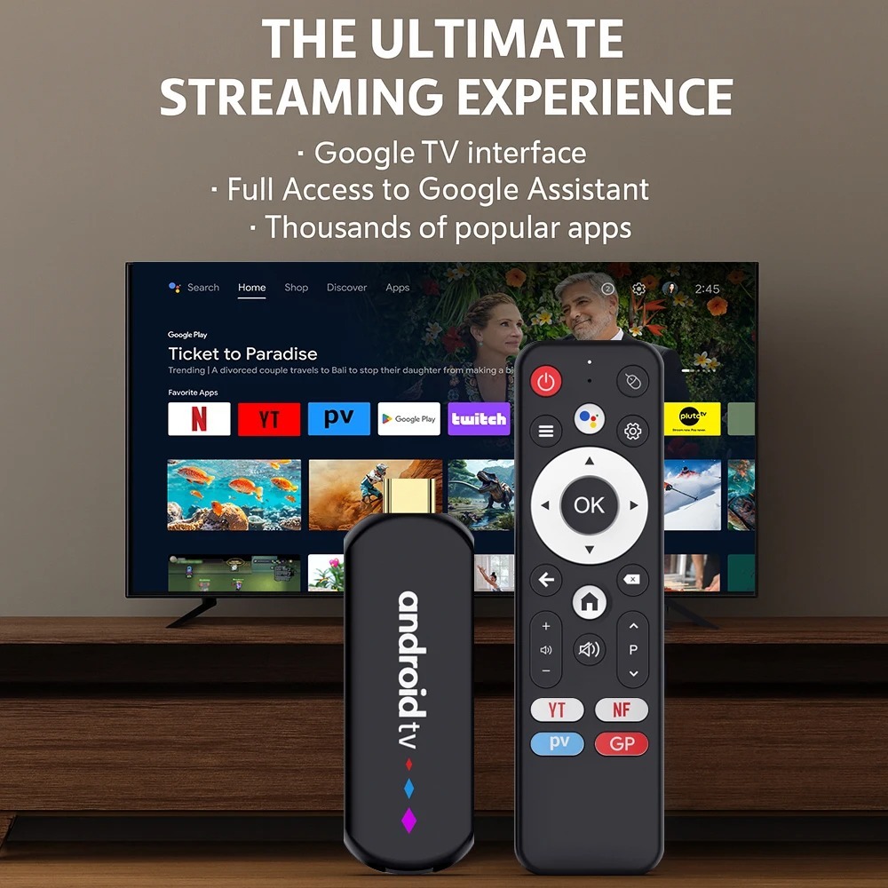 Clé TV mini H96 Max L34k Amlogic S905L Android 14, Shenzhen Weihong Technology Co., Ltd., Clé TV mini H96 Max L34k Amlogic S905L Android 14