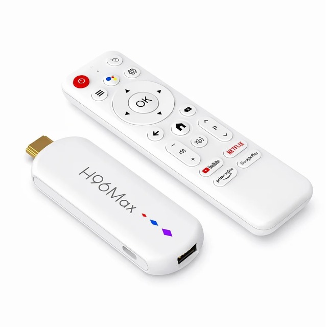 Clé TV connectée H96 Max M20 Quad-Core avec lecteur multimédia, assistant vocal et prise en charge du streaming 4K (2 Go ou 16 Go de RAM), Shenzhen Weihong Technology Co., Ltd.