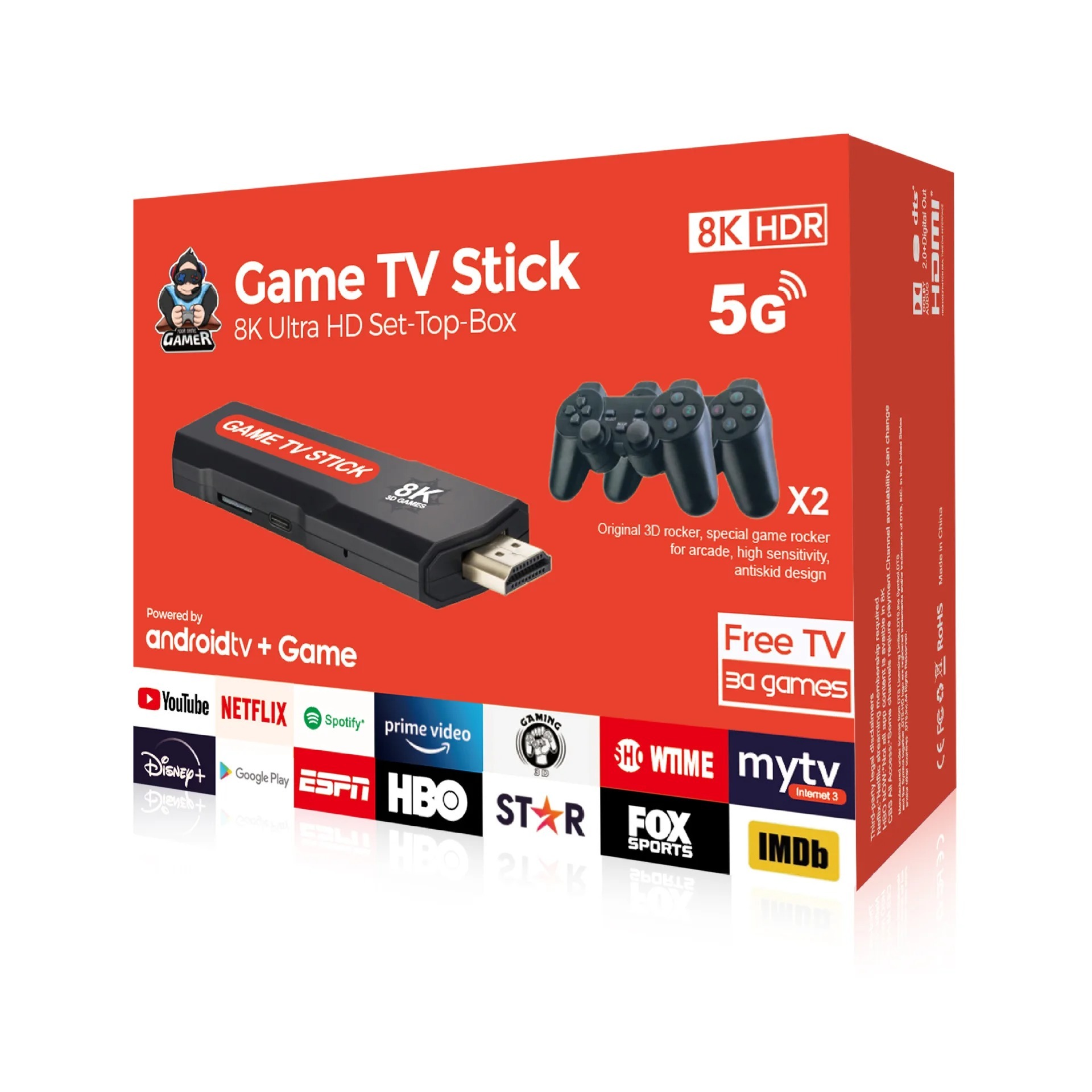 Manufacturer Factory Price X2 Video Game stick Android 12 8K TV BOX 2.4G/5G Double Wireless Controller Retro 30000 Games,Shenzhen Weihong Technology Co., Ltd.,Manufacturer Factory Price X2 Video Game stick