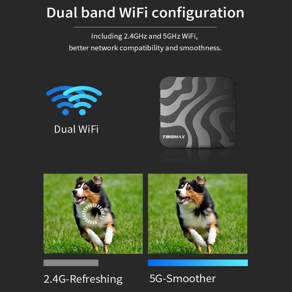 T95 Max  Smart TV Box Bluetooth 6.0 Dual Wifi 5G Wifi6 8K Ultra 4K Streaming Media Player,Shenzhen Weihong Technology Co., Ltd.,T95 Max  Smart TV Box Bluetooth 6.0 Dual Wifi 5G Wifi6 8K Ultra 4K Streaming Media Player