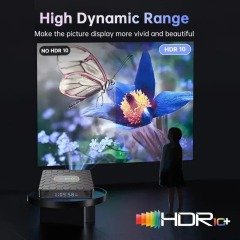 Reproductor multimedia para cine en casa R69 Max Android 14, Rockchip 3528 HDR10+ 8K, Shenzhen Weihong Technology Co., Ltd., Reproductor multimedia para TV R69 Max Android 14