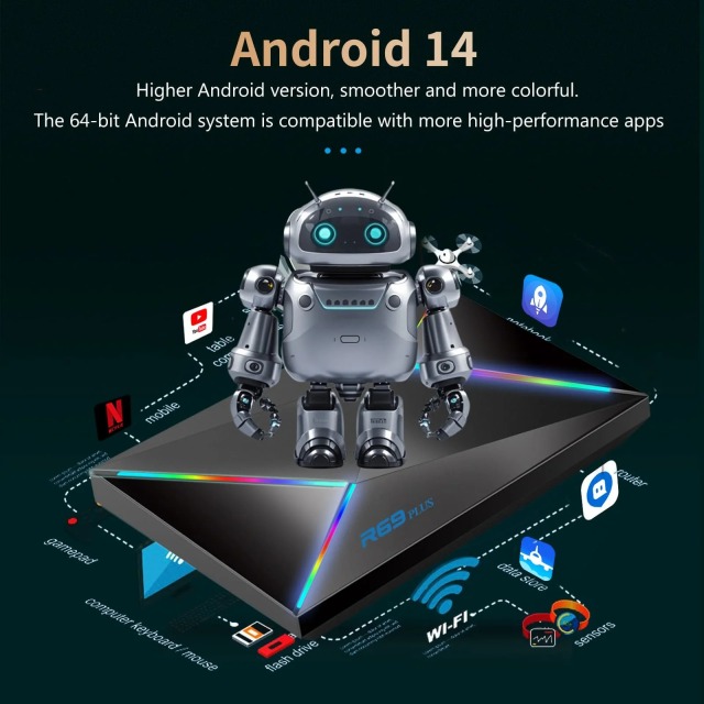 R69 Plus Smart TV Box Ultra HD 8K 4K Allwinner H728  Voice Control TV Box,Shenzhen Weihong Technology Co., Ltd.,R69 Plus Smart TV Box Ultra HD 8K 4K Allwinner H728  Voice Control TV Box