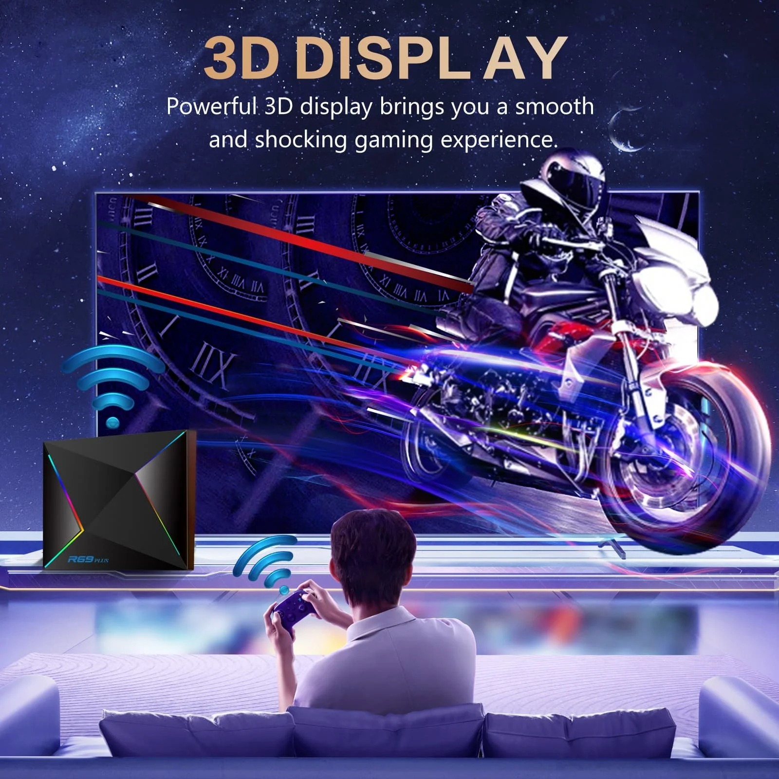 R69 Plus Smart TV Box Ultra HD 8K 4K Allwinner H728  Voice Control TV Box,Shenzhen Weihong Technology Co., Ltd.,R69 Plus Smart TV Box Ultra HD 8K 4K Allwinner H728  Voice Control TV Box