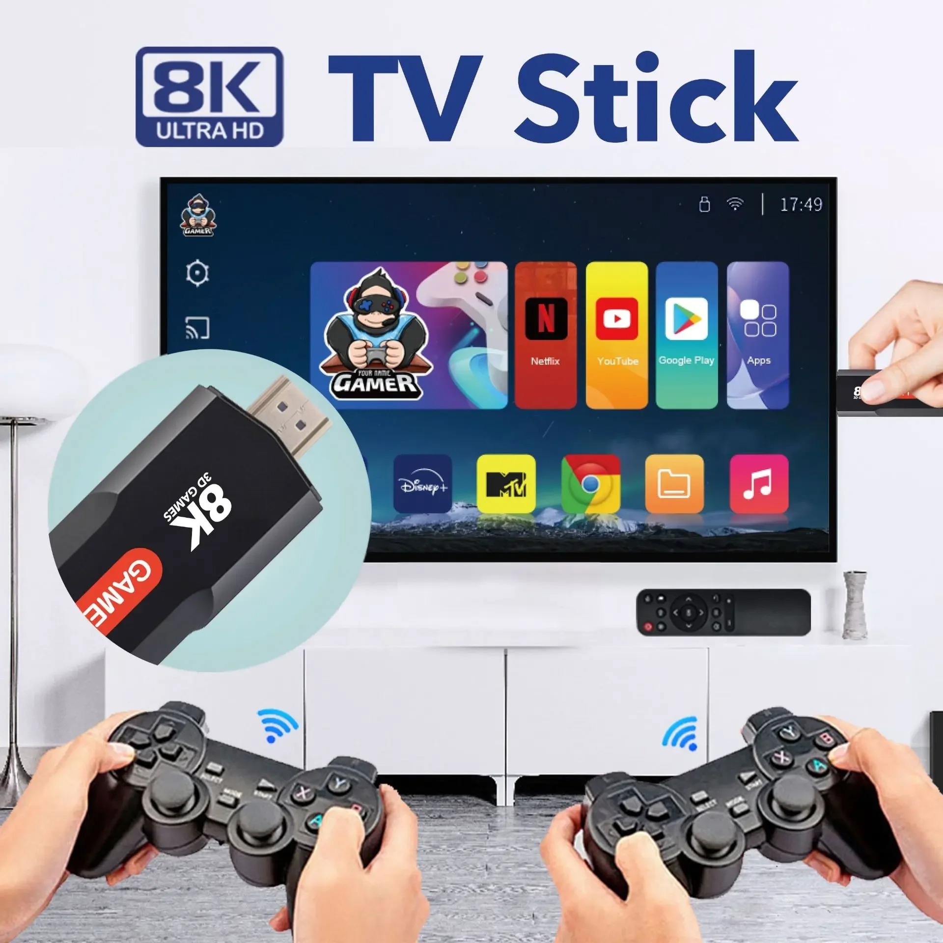 Manufacturer Factory Price X2 Video Game stick Android 12 8K TV BOX 2.4G/5G Double Wireless Controller Retro 30000 Games,Shenzhen Weihong Technology Co., Ltd.,Manufacturer Factory Price X2 Video Game stick