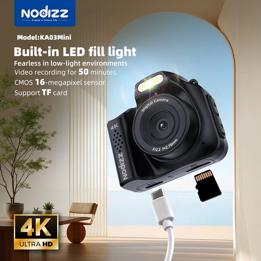 Cámara de estudiantes KA03Mini 4K de alta definición para exteriores, pantalla grande y ángulo completo, Shenzhen Weihong Technology Co., Ltd., Cámara de estudiantes KA03Mini 4K de pantalla grande y ángulo completo