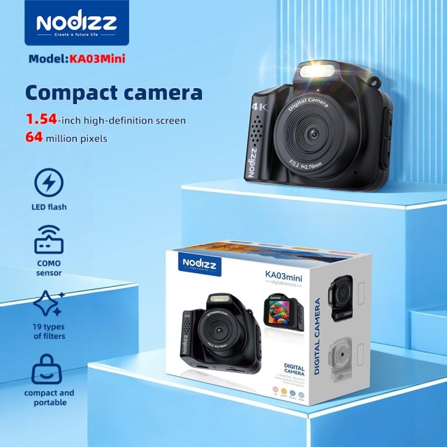 Cámara de estudiantes KA03Mini 4K de alta definición para exteriores, pantalla grande y ángulo completo, Shenzhen Weihong Technology Co., Ltd., Cámara de estudiantes KA03Mini 4K de pantalla grande y ángulo completo