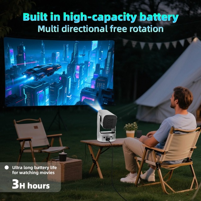 HT26 4K WiFi High-definition Android Smart Projector,Shenzhen Weihong Technology Co., Ltd.,HT26 4K WiFi High-definition Android Smart Projector