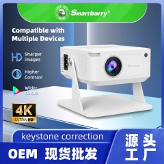 Mini projecteur sans fil portable HT29 pour la maison, haute définition 4K, à fixation murale, Shenzhen Weihong Technology Co., Ltd., Mini projecteur sans fil portable HT29 pour la maison